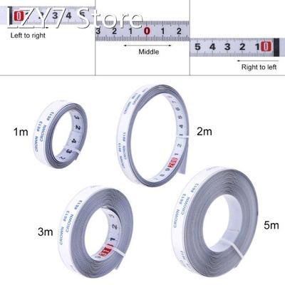 1/2/3/5M Miter Track Tape Measure Self Adhesive Ruler Woodwo