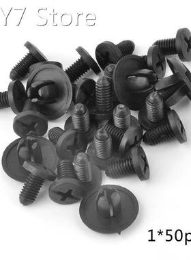 New 50pcs 1914 8mm Plastic Car Interior Trim Card Panel Fixe