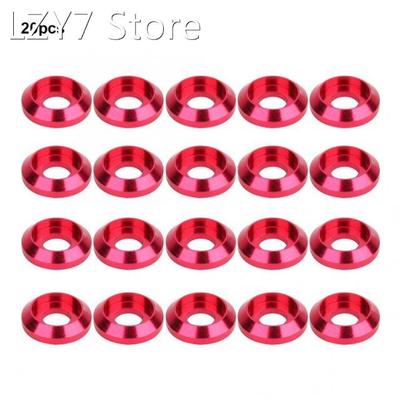 20Pcs/set 6061 Aluminum Alloy Screw Washers Gaskets for M3 H