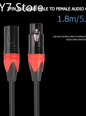 1.8m 3Pin XLR Male to XLR Female Balanced Speaker Cable for