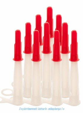 50PCS Per SeT CaulkiNg Nozzle PaCk of 50 SiliCoNe Tube Nozzl