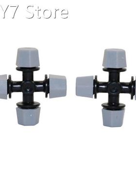 Greenhouse Cross Fog Nozzle Garden Irrigation Mist Sprayer H