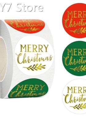 Cute Christmas Wrapping Decorative Tags Classic Merry Christ