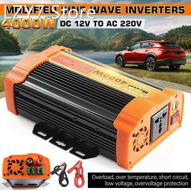 unnc-6 4000w modified sine wave inverter dc12v to ac 220v-24