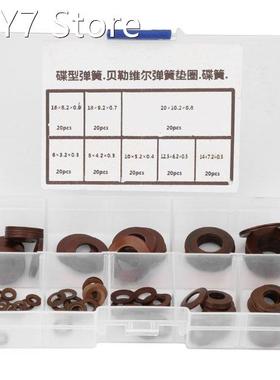 8 Types Compression Disc Spring Washers Elastic Gasket Assor