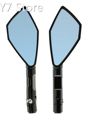 Pair of CNC Aluminum Motorcycle Rearview Mirror Universal El