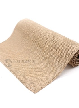 Vintage Burlap Hessian Table Runner Natural Jute Country Wed