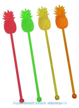 12PCS PineaPPle CoCktail SWizzle S Stirrer Coffee/Wine/Drink