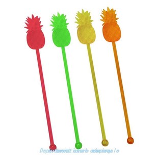 12PCS PineaPPle CoCktail SWizzle S Stirrer Coffee/Wine/Drink