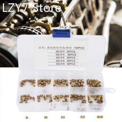150Pcs/Set M2.5 Brass Insert Nut Cylinder Knurled Nuts Round