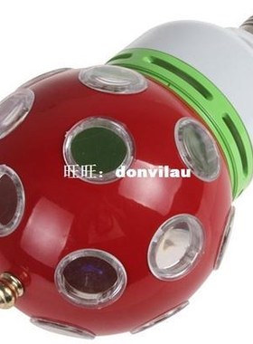 hot Red AC 85 - 265V B22 / E27 RB Color Crystal Auto Sound