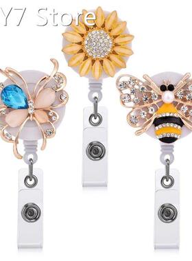 3 Pieces Badge Reels Cute Animals Badge Clips For Badge Hold