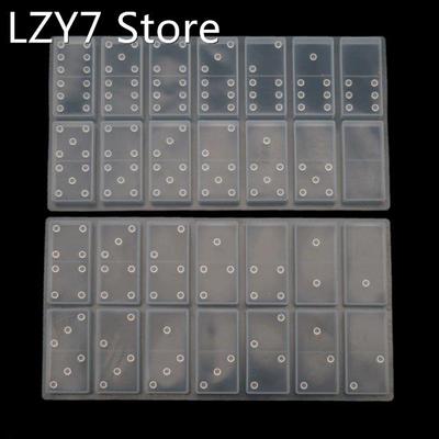 2022 New DIY Silicone Dominoes Game Play Epoxy Resin Molds K
