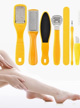 Pedicure-Tools-Kit Exfoliating-Scrubber Feet-Care Callus-Rem