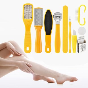Pedicure-Tools-Kit Exfoliating-Scrubber Feet-Care Callus-Rem