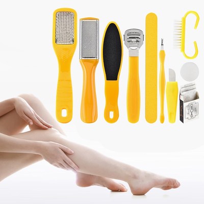 Pedicure-Tools-Kit Exfoliating-Scrubber Feet-Care Callus-Rem