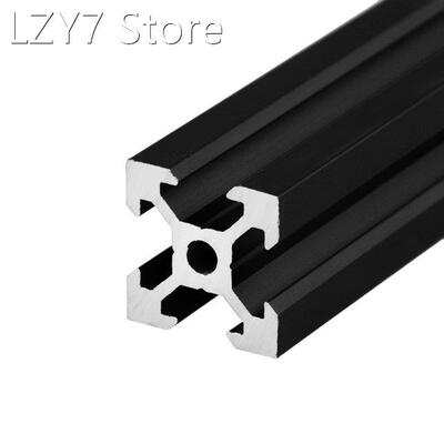 1PC BLACK 2020 V-slot European Standard Anodized Aluminum Pr