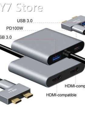 5 in 1 USB-C HUB With RJ45 Wireless Charge SD Card Reader Ty
