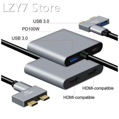 5 in 1 USB-C HUB With RJ45 Wireless Charge SD Card Reader Ty