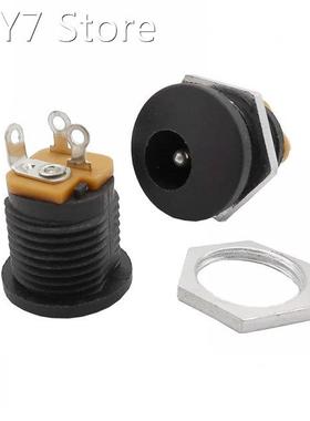 2/5/10 Pcs 5.5 x 2.1mm DC Power Socket Connector With Nuts P