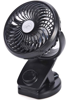 Battery Operated  On Stroller Fan - Mini Portable Desk Fan W