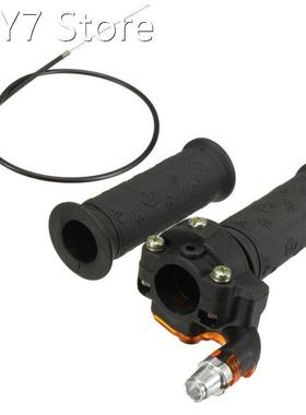Motorcycle Twist Throttle Accelerator 3 Stage Grip + Cable F