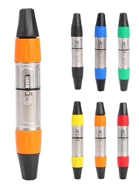 1 Pair/2pcs XLR 3Pin Male Female DIY Audio Cable Connector S