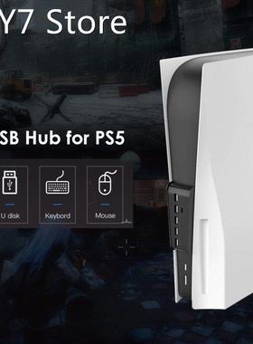 For PS5 USB Hub Adapter 6 Ports USB 3.0 USB A TYPE-C 3.1 Exp