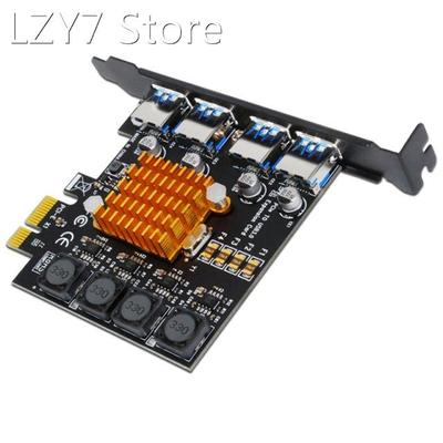 4-Port USB 3.0 Pci Express Card USB 3.0 Pci-E Expansion Card