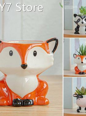 Ceramic Cute Animal Flower Pot Succulents Plant Pots Planter