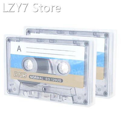 2Pcs Standard Cassette Blank Tape Player Empty 60 Minutes Ma