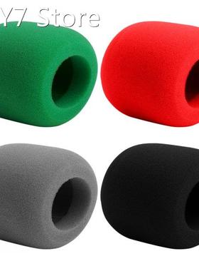 10pcs Windscreen Thickened Microphone Protector Cover Sponge