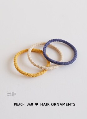 Ins simple basic hairband tied hair rubber band Mori series