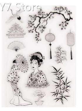 2022 New Classical Beauty Silicone Clear Seal Stamp DIY Scra