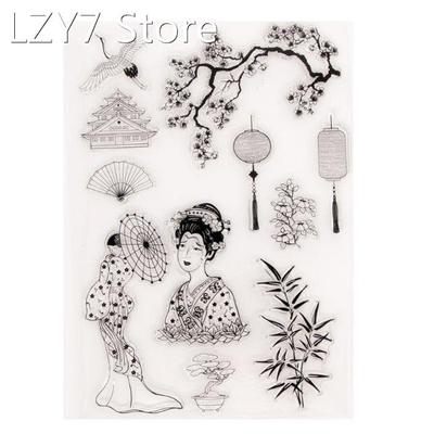 2022 New Classical Beauty Silicone Clear Seal Stamp DIY Scra