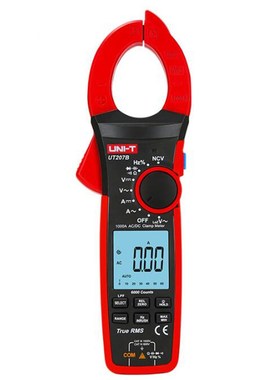 UT206B / UT207B / UT208B 1000A True RMS Digital Clamp Meter;