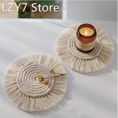 Northern Europe Macrame Cup Pad Bohemia Tablecloth Table Mat