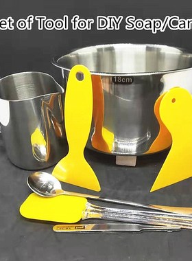 A Set of Soap Making Tools DIY Candle Kits Soy Wax Melts Mat