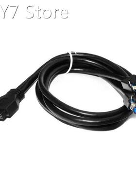 High Speed Front Panel Cable Adapter 20Pin to 2 Port USB 3.0