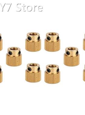 10Pcs Rugged 3D Printer Parts Driver 40 Tooth Gear Brass Ext