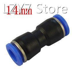 20 pcs PU14 Pneumatic Air fittings,straight union,14mm tube
