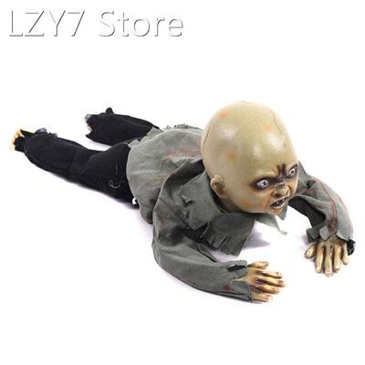 Animated Crawling Baby Zombie Scary Ghost Babies Doll Haunte