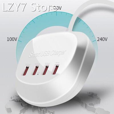 36W USB Phone Charger QC3.0 USB C Type C Fast Charger 4 Port