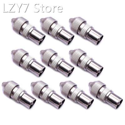 Metal Antenna Plug Cable TV Plug RF Coax Coaxial Cable Socke