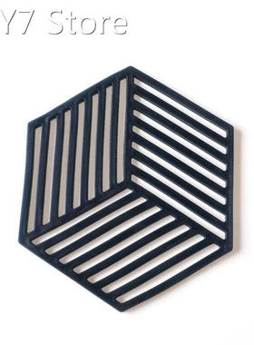 Coaster Cup Hexagon Mats Pad Heat-insulated Bowl Placemat Ho