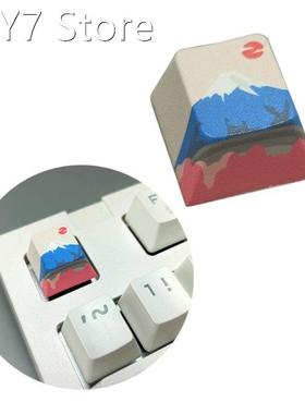 1 Pc DIY Mount Fuji Keycap Personality Key Cover for Mechani