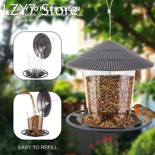 Waterproof Outdoor Bird Feeder Window Gazebo Hanging Wild Bi