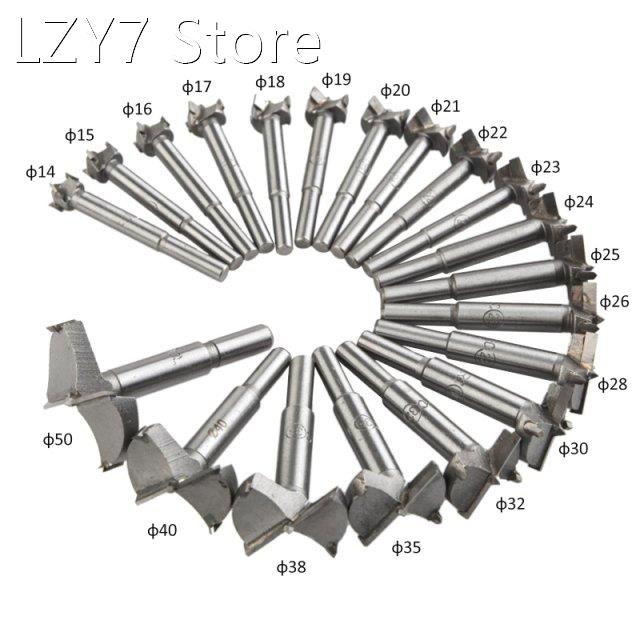 20pcs/set 14-50mm Forstner Drill Bits Woodworking Self Cente