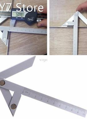 Centering Square 100*70mm Gaging Center Gauge Round Bar Mark