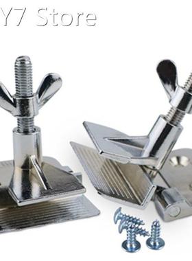 2PCS Silk Screen Printing Metal Frame Butterfly Hinge Clamp